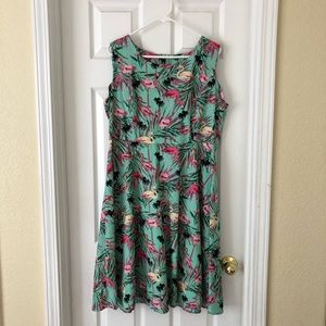 Flamingo dress
